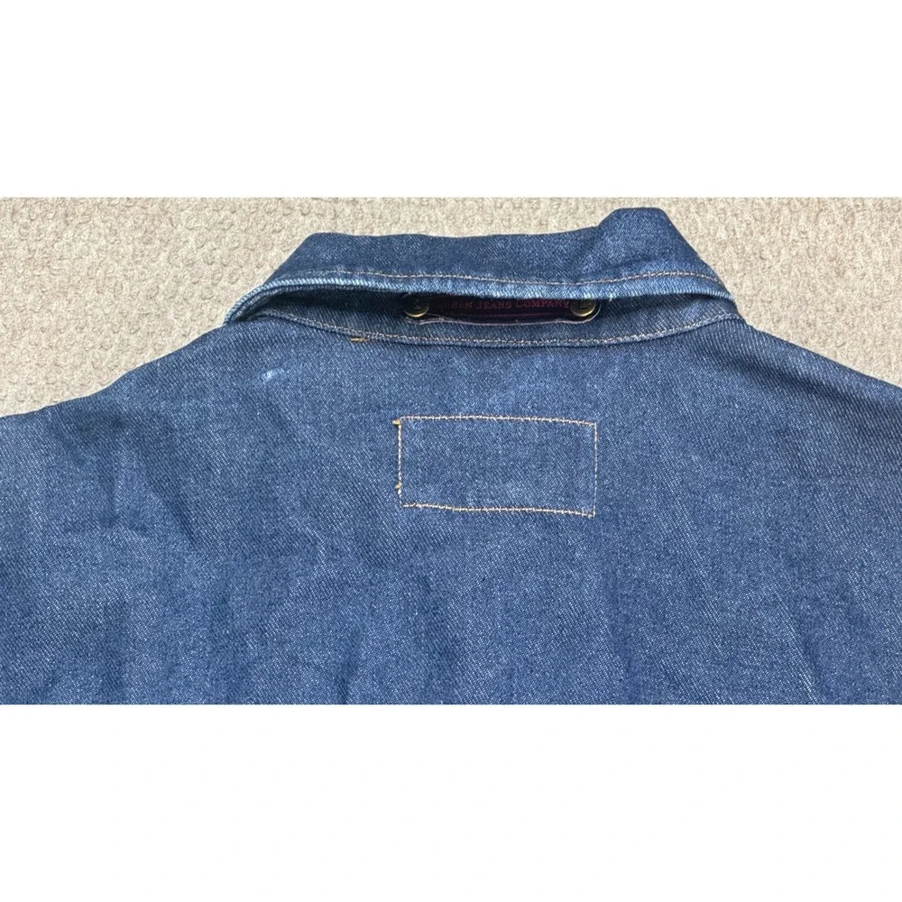 Lauren Jeans Co. Ralph Lauren Women's Vtg‎ Fireman Clasp Denim Jacket Size 2X - Picture 10 of 11